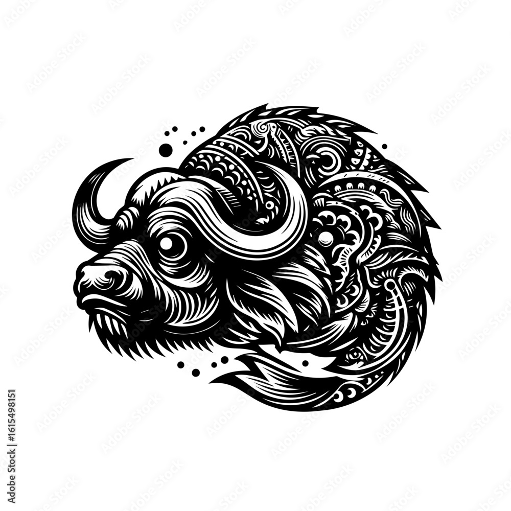 Obraz premium tribal tattoo design