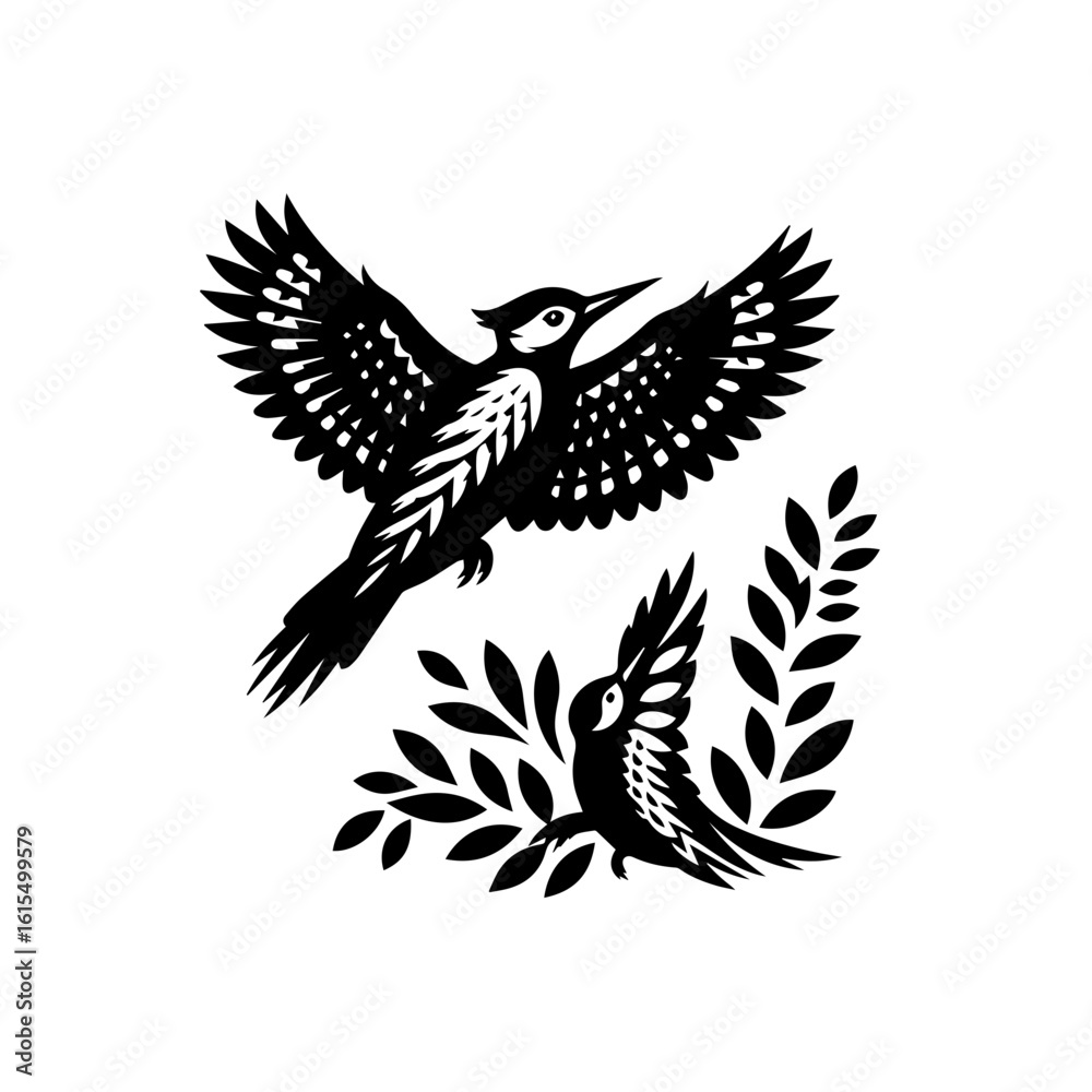 Fototapeta premium vector illustration of an eagle