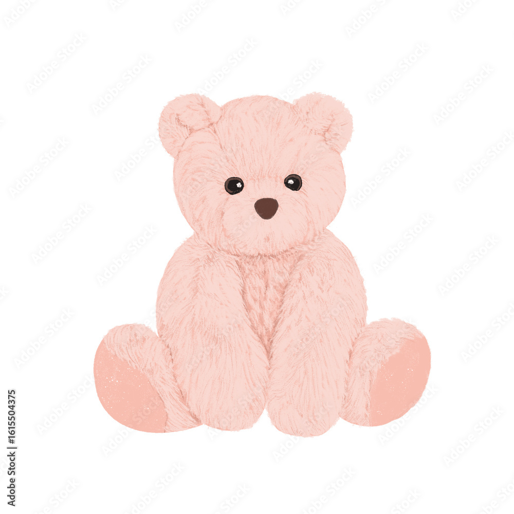Fototapeta premium pink teddy bear