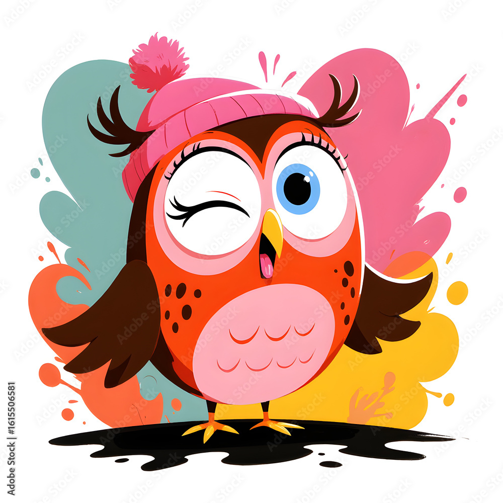 Naklejka premium cute owl