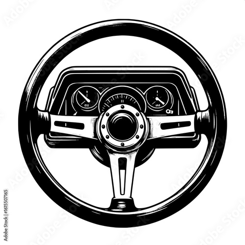 Steering Wheel Symbol