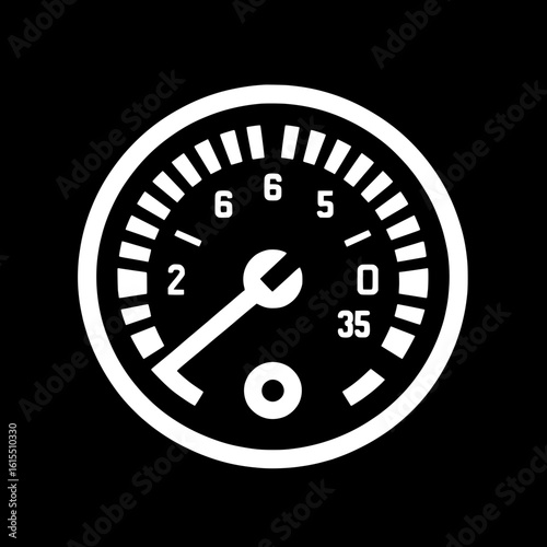 Speedometer Minimal Icon