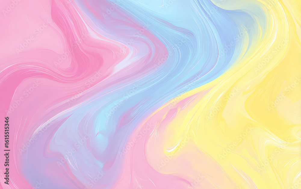 Obraz premium Chromatic Flux A Neo-Pastel Odyssey (1)