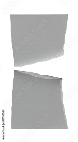 Wallpaper Mural Abstract Gray Torn Paper Fragment Isolated On Black Background Torontodigital.ca