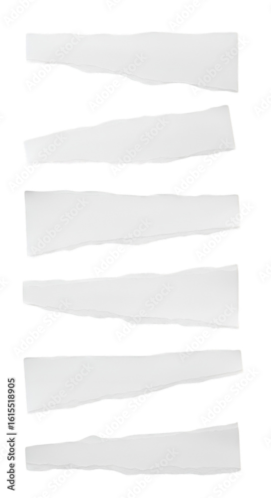 Fototapeta premium Abstract Isolated Torn Paper Pieces On Black Background Illustration