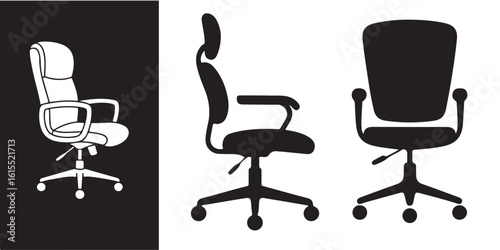 office chair silhouettes