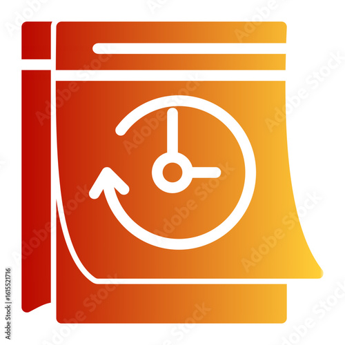 Budgeting Strategy Forecast Icon from Business Opportunity Collection (Solid Gradient Style)