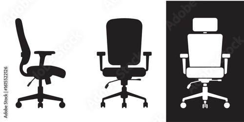 office chair silhouettes
