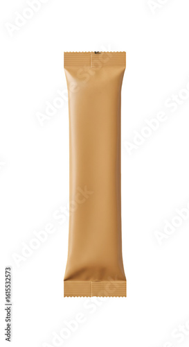 Brown Sachet Isolated On Transparent Background Photo For Product Packaging