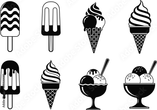 Ice Cream Icon Set