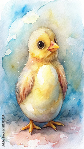 little chicken in the nest