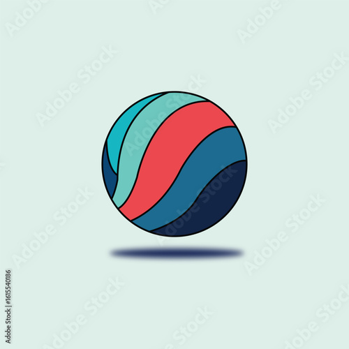 Create a minimal Handball Vector Design