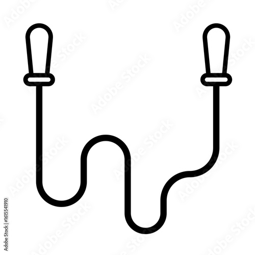 Skipping rope - vector icon