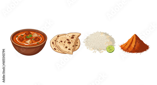 Delicious Indian cuisine, offering a glimpse into traditional culinary excellence