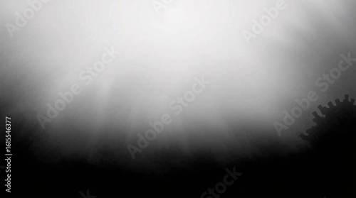 Smooth monochrome gradient transitioning from black to white in an abstract design.