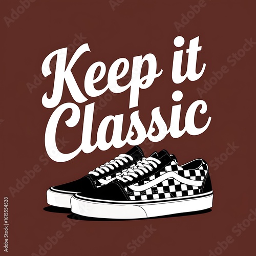 Stylish sneakers with a classic design.