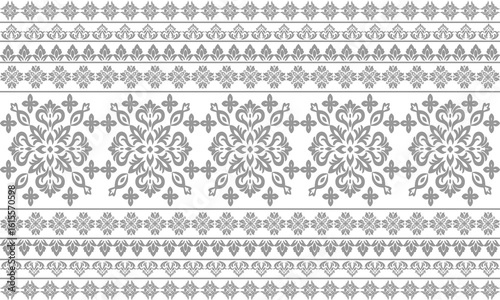 Classic Damask Seamless
Pattern - Vector Illustration for Elegant Textile
Design,Damask,Jacquard loom, Brocade, Satin weave,ethnic, geometric, textile, fabric, motif, retro, 