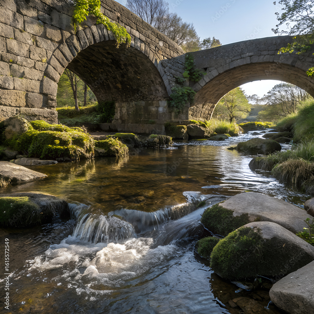 Fototapeta premium bridge over the river