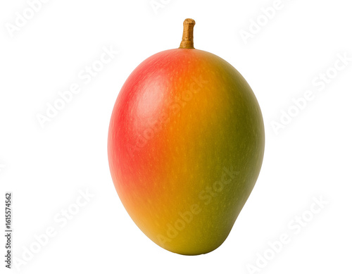 Juicy whole mango with smooth skin for tropical food visuals, packaging, or healthy diet designs.