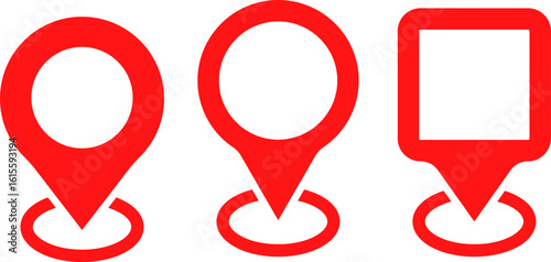 Location pin with circle. destination icon place address. specific geographic location. Map pin icon. navigation locator sign 