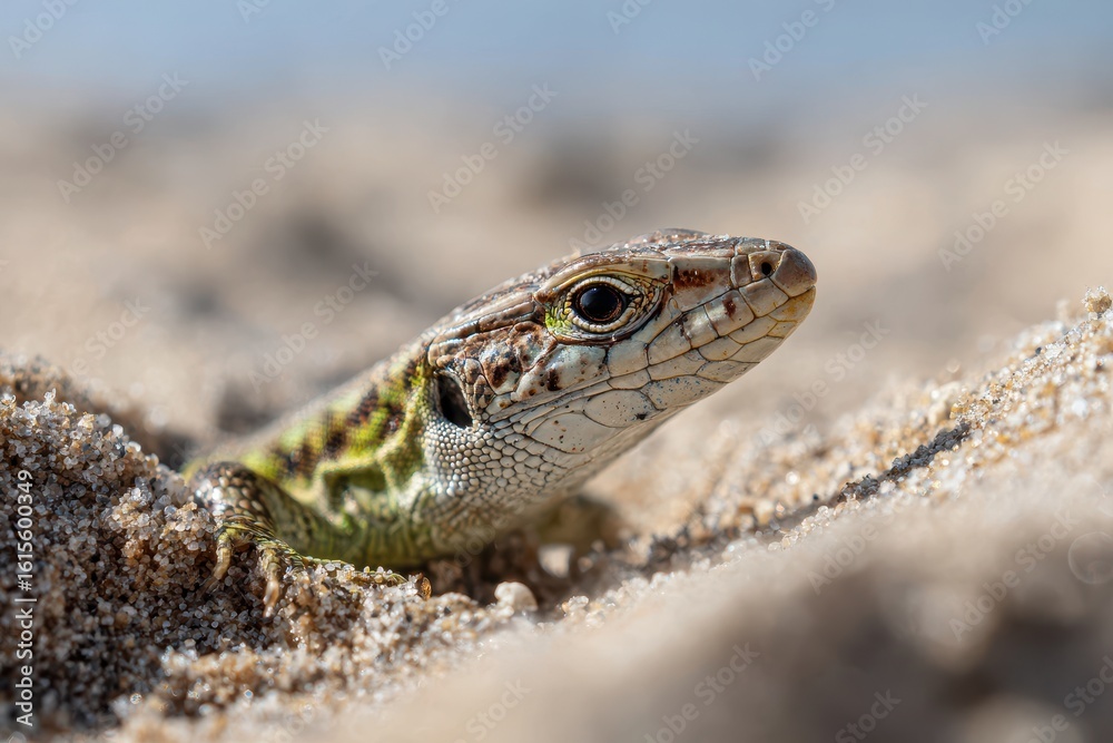 Fototapeta premium reptile on the beach