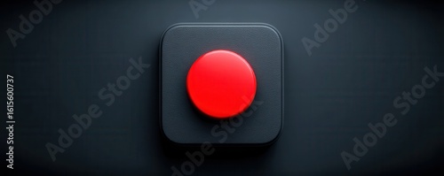 Illuminated crimson circle on a textured dark gray rectangular surface for audio capture and modern technology Free Download Illuminated crimson circle on a textured dark gray rectangular surface for audio capture and modern technology - GFXLoad