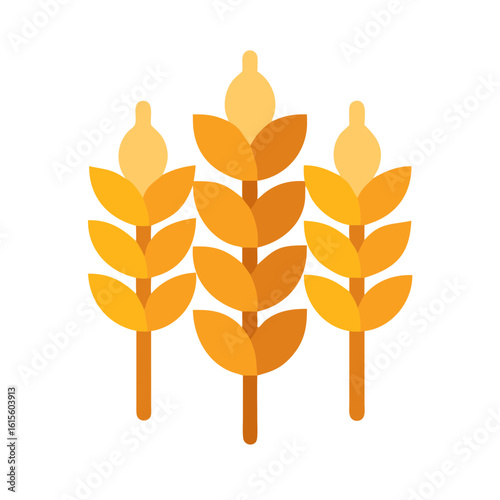 vector wheat icon