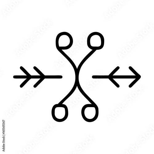 git merge combine branches icon design