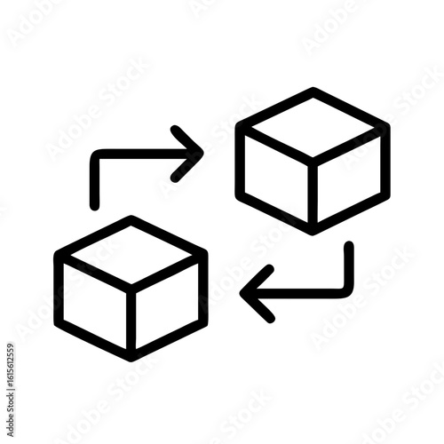 move reposition object icon design
