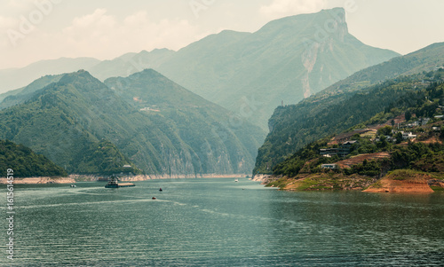 River Yangtze, Changjiang, longest river in Asia in China