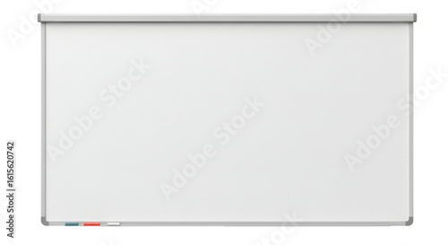 Isolated 3D Whiteboard Illustration On Transparent Background