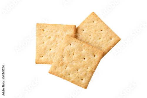 a couple of crackers sitting on top of each other
