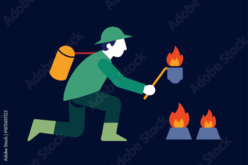 survivor building fire traps broken lantern