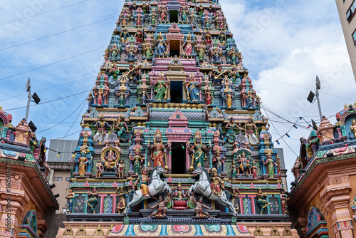 Photography Kuala Lumpur, Malaysia November 18 2024 Vibrant Hindu Temple in Kuala Lumpur, Ma