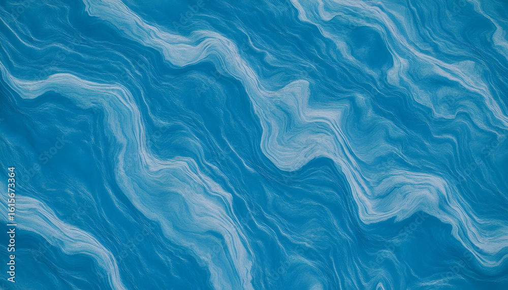 Fototapeta premium Abstract image of swirling blue and white patterns.