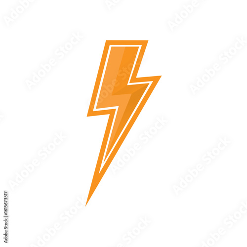 Simple logo lightning yellow color, Seamless icon vector Free Download Simple logo lightning yellow color, Seamless icon vector - GFXLoad