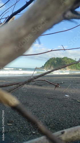 Scenic Coastal Hills in the Afternoon Light – Tranquil Landscape with Ocean View