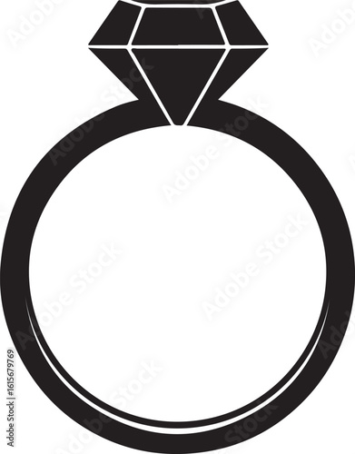 DIAMOND RING SILHOUETTE