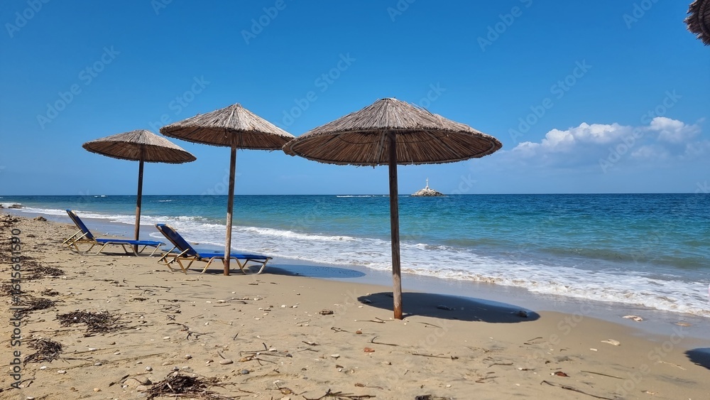 mytikas beach in summer preveza perfecture greece mytikas beach in summer preveza perfecture greece