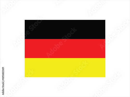 german flag icon vector.