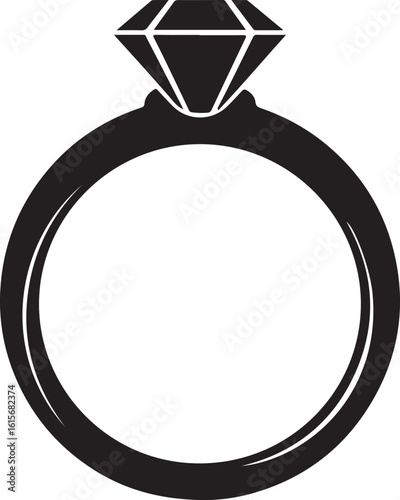 DIAMOND RING SILHOUETTE