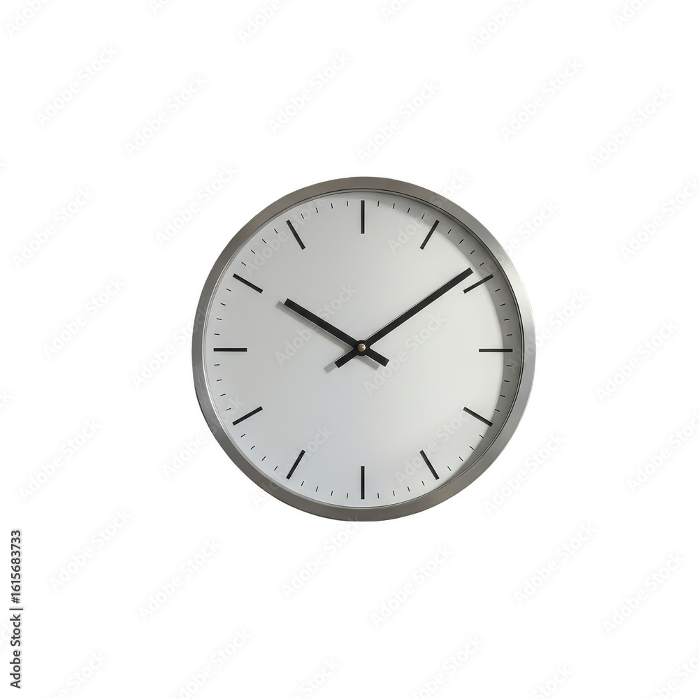 Isolated Photorealistic Clock on Transparent Background Isolated Photorealistic Clock on Transparent Background