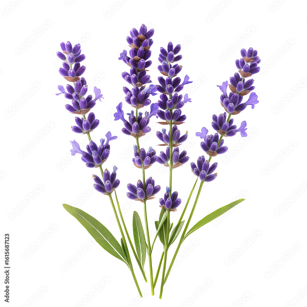 Naklejka premium Isolated Lavender Sprig PNG for Beauty and Nature Projects