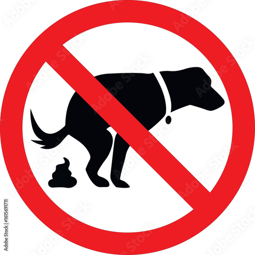 no dog toilet sign vector pet restroom prohibited icon dog urination ban symbol isolated on white background