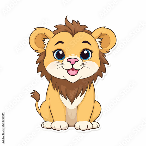 Huggable lion 47.eps Vinyl Design