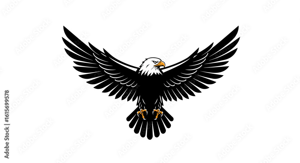 Fototapeta premium minimalist garuda bird mascot