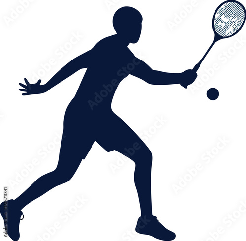 badminton silhouette