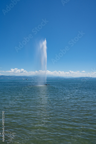 Fountain on Lake Constance