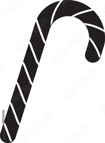  Minimal Sweet Candy Cane Vector Illustration