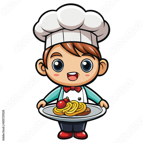 Chibi Chef and Cute Cartoon Character Design